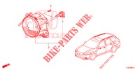 NEBELSCHEINWERFER  für Honda ACCORD TOURER 2.0 ELEGANCE PACK 5 Türen 5 gang automatikgetriebe 2015