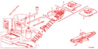 WERKZEUGE/WAGENHEBER  für Honda ACCORD TOURER 2.0 ELEGANCE PACK 5 Türen 5 gang automatikgetriebe 2015