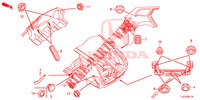 GUMMITUELLE (ARRIERE) für Honda ACCORD TOURER 2.4 EXECUTIVE 5 Türen 6 gang-Schaltgetriebe 2015