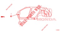GUMMITUELLE (LATERAL) für Honda ACCORD TOURER 2.4 EXECUTIVE 5 Türen 6 gang-Schaltgetriebe 2015