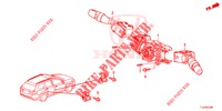 KOMBISCHALTER  für Honda ACCORD TOURER 2.4 EXECUTIVE 5 Türen 6 gang-Schaltgetriebe 2015