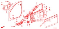 TUERTAFELN, VORNE(2D)  für Honda ACCORD TOURER 2.4 EXECUTIVE 5 Türen 6 gang-Schaltgetriebe 2015