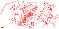 TUERVERKLEIDUNG, HINTEN(4D)  für Honda ACCORD TOURER 2.4 EXECUTIVE 5 Türen 6 gang-Schaltgetriebe 2015