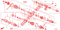ANTRIEBSWELLE, VORNE/HALBWELLE (2.0L) für Honda ACCORD TOURER 2.4 S 5 Türen 6 gang-Schaltgetriebe 2015