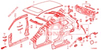 AUSSENBLECHE/TAFEL, HINTEN  für Honda ACCORD TOURER 2.4 S 5 Türen 6 gang-Schaltgetriebe 2015