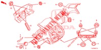 GUMMITUELLE (ARRIERE) für Honda ACCORD TOURER 2.4 S 5 Türen 6 gang-Schaltgetriebe 2015