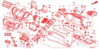 INSTRUMENT, ZIERSTUECK (COTE DE PASSAGER) (LH) für Honda ACCORD TOURER 2.4 S 5 Türen 6 gang-Schaltgetriebe 2015