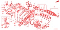 ANSAUGKRUEMMER (2.0L) für Honda ACCORD TOURER 2.4 EXECUTIVE 5 Türen 5 gang automatikgetriebe 2015