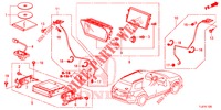 EINBAUSATZ F. RNS2  für Honda ACCORD TOURER 2.4 EXECUTIVE 5 Türen 5 gang automatikgetriebe 2015