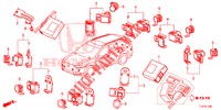 EINPARKSENSOR  für Honda ACCORD TOURER 2.4 EXECUTIVE 5 Türen 5 gang automatikgetriebe 2015