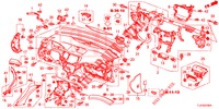 INSTRUMENTENBRETT, OBEN (LH) für Honda ACCORD TOURER 2.4 EXECUTIVE 5 Türen 5 gang automatikgetriebe 2015