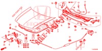 MOTORHAUBE (LH) für Honda ACCORD TOURER 2.4 EXECUTIVE 5 Türen 5 gang automatikgetriebe 2015