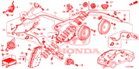 RADIOANTENNE/LAUTSPRECHER (LH) für Honda ACCORD TOURER 2.4 EXECUTIVE 5 Türen 5 gang automatikgetriebe 2015