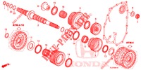 SEKUNDAERWELLE  für Honda ACCORD TOURER 2.4 EXECUTIVE 5 Türen 5 gang automatikgetriebe 2015