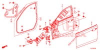 TUERTAFELN, VORNE(2D)  für Honda ACCORD TOURER 2.4 EXECUTIVE 5 Türen 5 gang automatikgetriebe 2015