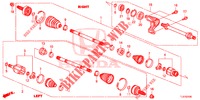 ANTRIEBSWELLE, VORNE/HALBWELLE (2.0L) für Honda ACCORD TOURER 2.4 S 5 Türen 5 gang automatikgetriebe 2015