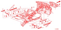 BODENMATTE/ISOLATOR  für Honda ACCORD TOURER 2.4 S 5 Türen 5 gang automatikgetriebe 2015