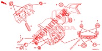 GUMMITUELLE (ARRIERE) für Honda ACCORD TOURER 2.4 S 5 Türen 5 gang automatikgetriebe 2015