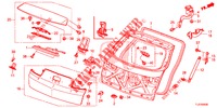 HECKKLAPPENPLATTE(2D)  für Honda ACCORD TOURER 2.4 S 5 Türen 5 gang automatikgetriebe 2015