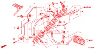 KLIMAANLAGE (FLEXIBLES/TUYAUX) (2.0L) (LH) für Honda ACCORD TOURER 2.4 S 5 Türen 5 gang automatikgetriebe 2015