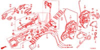 TUERSCHLOESSER, VORNE/AEUSSERER GRIFF  für Honda ACCORD TOURER 2.4 S 5 Türen 5 gang automatikgetriebe 2015