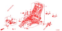 VORNE SITZKOMPONENTEN (D.) (SIEGE REGLAGE MANUEL) für Honda ACCORD TOURER 2.4 S 5 Türen 5 gang automatikgetriebe 2015