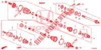 ANTRIEBSWELLE, VORNE/HALBWELLE (DIESEL) für Honda ACCORD TOURER DIESEL 2.2 COMFORT 5 Türen 6 gang-Schaltgetriebe 2015