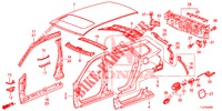 AUSSENBLECHE/TAFEL, HINTEN  für Honda ACCORD TOURER DIESEL 2.2 COMFORT 5 Türen 6 gang-Schaltgetriebe 2015
