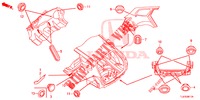 GUMMITUELLE (ARRIERE) für Honda ACCORD TOURER DIESEL 2.2 COMFORT 5 Türen 6 gang-Schaltgetriebe 2015