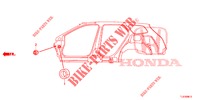 GUMMITUELLE (LATERAL) für Honda ACCORD TOURER DIESEL 2.2 COMFORT 5 Türen 6 gang-Schaltgetriebe 2015
