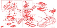 INNENLEUCHTE (1) für Honda ACCORD TOURER DIESEL 2.2 COMFORT 5 Türen 6 gang-Schaltgetriebe 2015