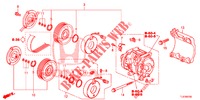 KLIMAANLAGE (COMPRESSEUR) (DIESEL) für Honda ACCORD TOURER DIESEL 2.2 COMFORT 5 Türen 6 gang-Schaltgetriebe 2015