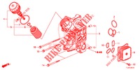 OELFILTERGEHAEUSE (DIESEL) für Honda ACCORD TOURER DIESEL 2.2 COMFORT 5 Türen 6 gang-Schaltgetriebe 2015