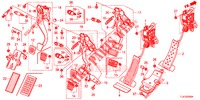 PEDAL (LH) für Honda ACCORD TOURER DIESEL 2.2 COMFORT 5 Türen 6 gang-Schaltgetriebe 2015