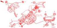 GUMMITUELLE (ARRIERE) für Honda ACCORD TOURER DIESEL 2.2 COMFORT 5 Türen 5 gang automatikgetriebe 2015