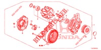 LICHTMASCHINE (DENSO) (DIESEL) für Honda ACCORD TOURER DIESEL 2.2 COMFORT 5 Türen 5 gang automatikgetriebe 2015