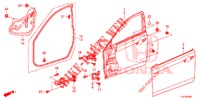 TUERTAFELN, VORNE(2D)  für Honda ACCORD TOURER DIESEL 2.2 COMFORT 5 Türen 5 gang automatikgetriebe 2015