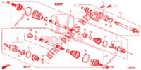 ANTRIEBSWELLE, VORNE/HALBWELLE (DIESEL) für Honda ACCORD TOURER DIESEL 2.2 ELEGANCE 5 Türen 6 gang-Schaltgetriebe 2015