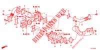 EGR STEUERVENTIL (DIESEL) für Honda ACCORD TOURER DIESEL 2.2 ELEGANCE 5 Türen 6 gang-Schaltgetriebe 2015