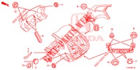 GUMMITUELLE (ARRIERE) für Honda ACCORD TOURER DIESEL 2.2 ELEGANCE 5 Türen 6 gang-Schaltgetriebe 2015