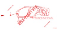 GUMMITUELLE (LATERAL) für Honda ACCORD TOURER DIESEL 2.2 ELEGANCE 5 Türen 6 gang-Schaltgetriebe 2015