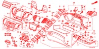 INSTRUMENT, ZIERSTUECK (COTE DE PASSAGER) (LH) für Honda ACCORD TOURER DIESEL 2.2 ELEGANCE 5 Türen 6 gang-Schaltgetriebe 2015