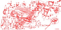 INSTRUMENTENBRETT, OBEN (LH) für Honda ACCORD TOURER DIESEL 2.2 ELEGANCE 5 Türen 6 gang-Schaltgetriebe 2015