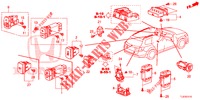 SCHALTER (LH) für Honda ACCORD TOURER DIESEL 2.2 ELEGANCE 5 Türen 6 gang-Schaltgetriebe 2015