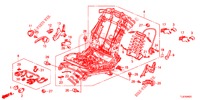 VORNE SITZKOMPONENTEN (D.) (HAUTEUR MANUELLE) für Honda ACCORD TOURER DIESEL 2.2 ELEGANCE 5 Türen 6 gang-Schaltgetriebe 2015