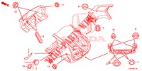 GUMMITUELLE (ARRIERE) für Honda ACCORD TOURER DIESEL 2.2 ELEGANCE 5 Türen 5 gang automatikgetriebe 2015