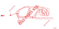 GUMMITUELLE (LATERAL) für Honda ACCORD TOURER DIESEL 2.2 ELEGANCE 5 Türen 5 gang automatikgetriebe 2015