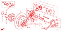 HINTERRADBREMSE (2) für Honda ACCORD TOURER DIESEL 2.2 ELEGANCE 5 Türen 5 gang automatikgetriebe 2015