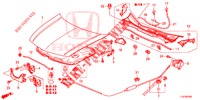 MOTORHAUBE (LH) für Honda ACCORD TOURER DIESEL 2.2 ELEGANCE 5 Türen 5 gang automatikgetriebe 2015