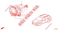 NEBELSCHEINWERFER  für Honda ACCORD TOURER DIESEL 2.2 ELEGANCE 5 Türen 5 gang automatikgetriebe 2015